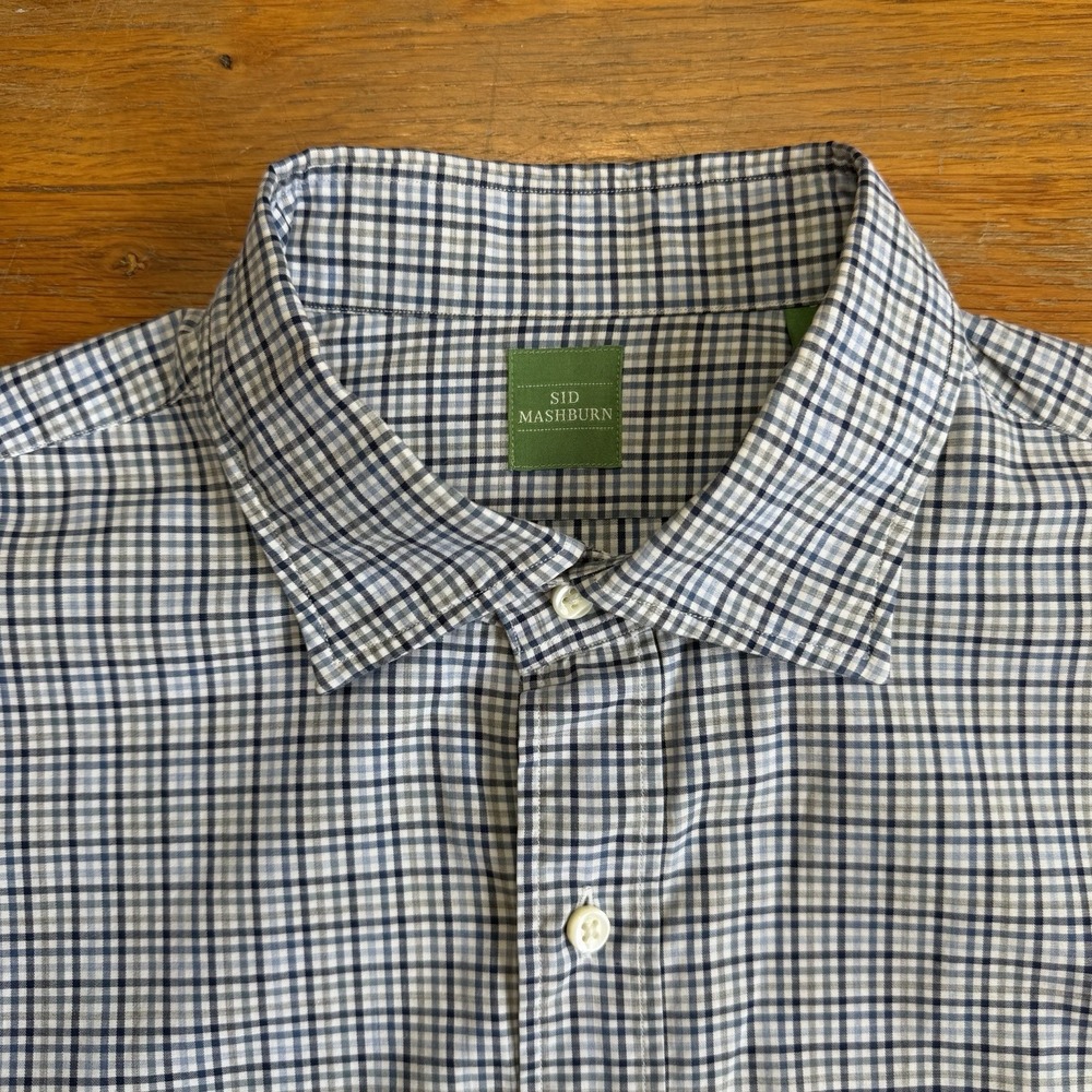 Sid Mashburn Shirt Men's Large Long Sleeve Button Down Pocket Multicolor Plaid